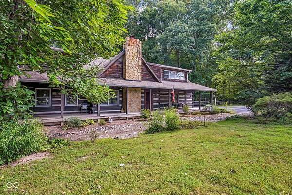 7.29 Acres of Land with Home for Sale in Mooresville, Indiana