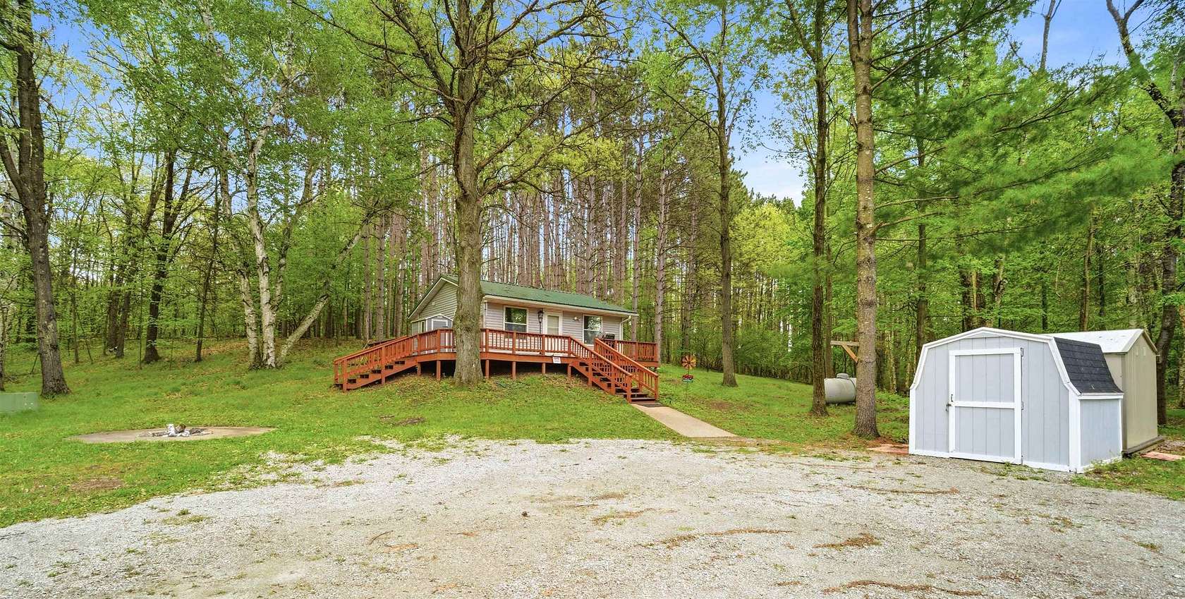 3.5 Acres of Land with Home for Sale in Bonduel, Wisconsin