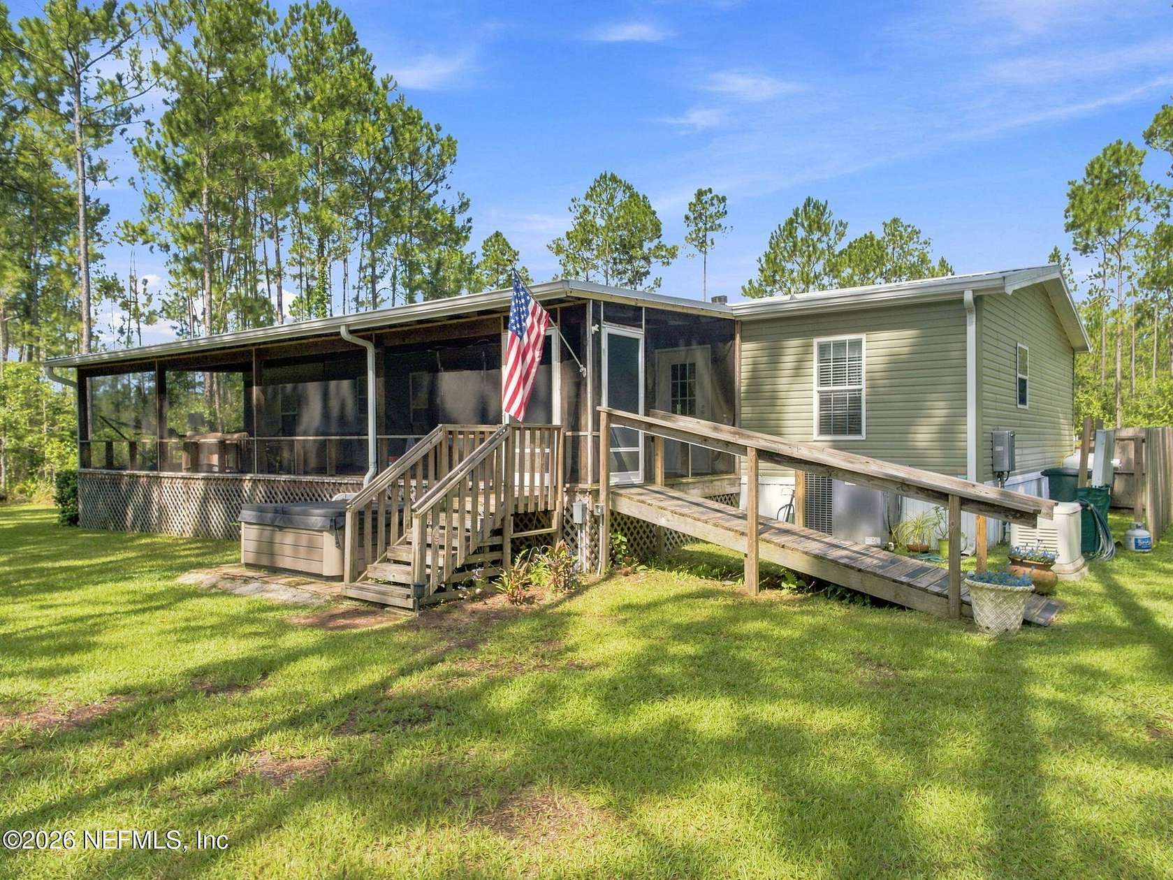 10.5 Acres of Land with Home for Sale in Keystone Heights, Florida