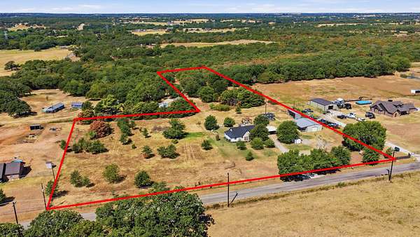 5 Acres of Land with Home for Sale in Springtown, Texas
