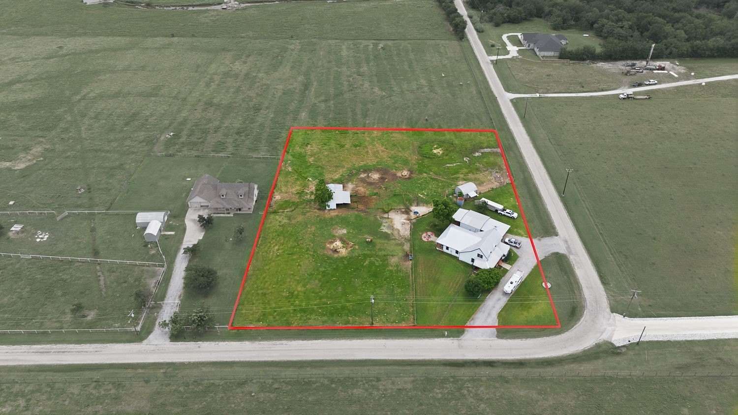 2.14 Acres of Land with Home for Sale in Pilot Point, Texas