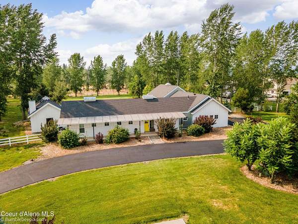 5 Acres of Land with Home for Sale in Post Falls, Idaho