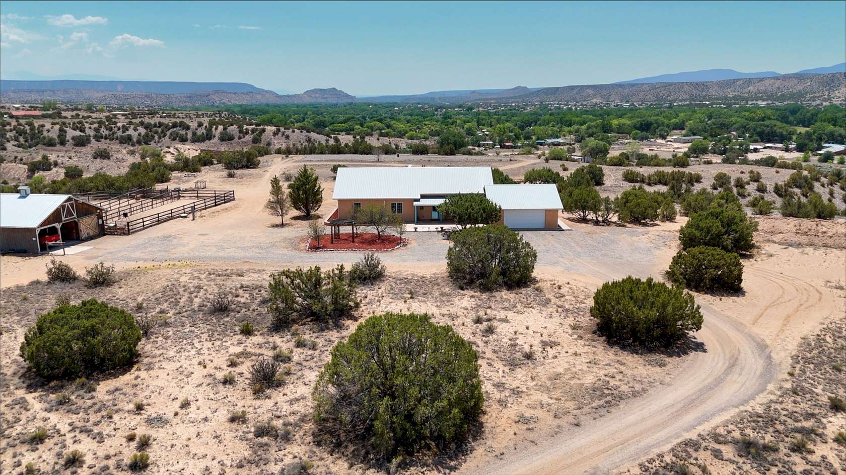 12 Acres of Land with Home for Sale in Medanales, New Mexico