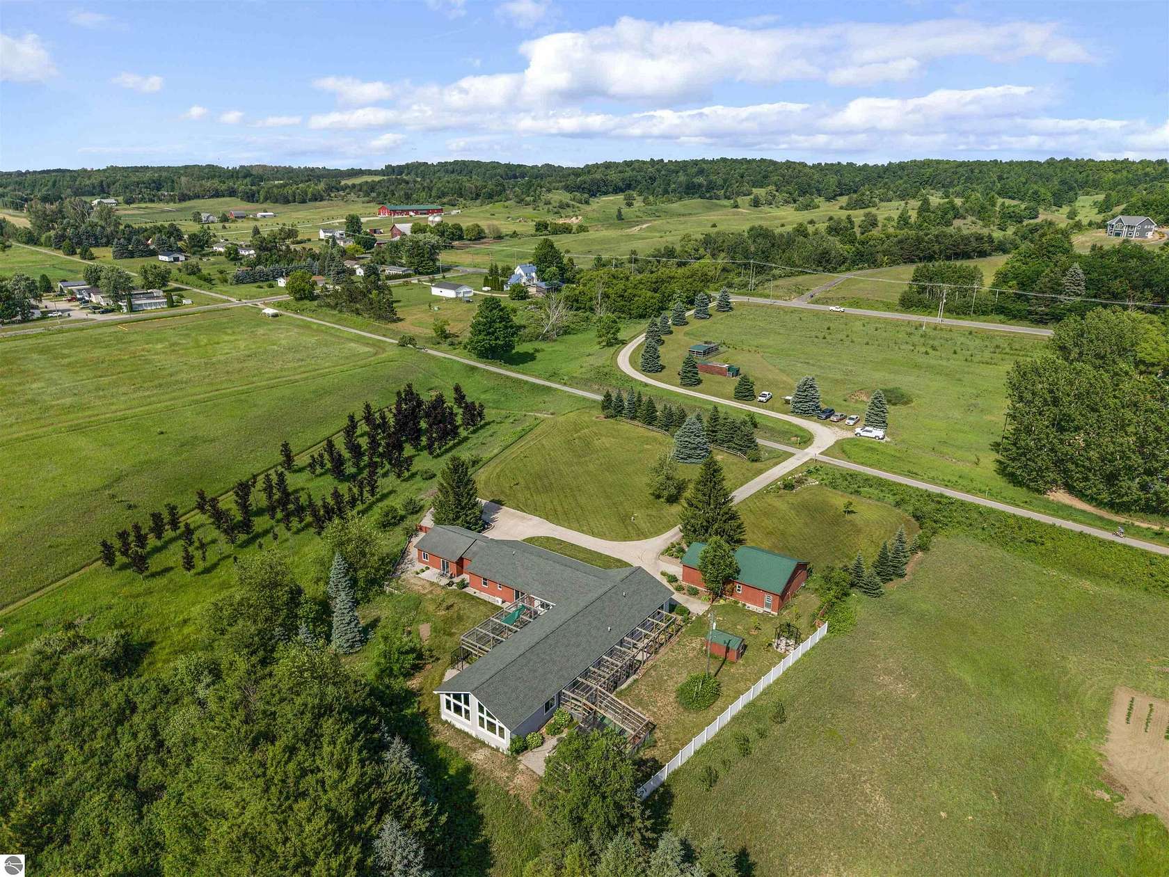 11.9 Acres of Land with Home for Sale in Traverse City, Michigan