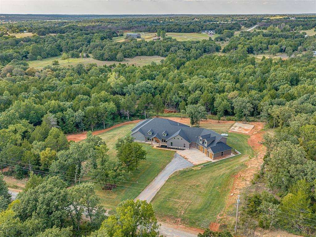 5 Acres of Land with Home for Sale in Luther, Oklahoma