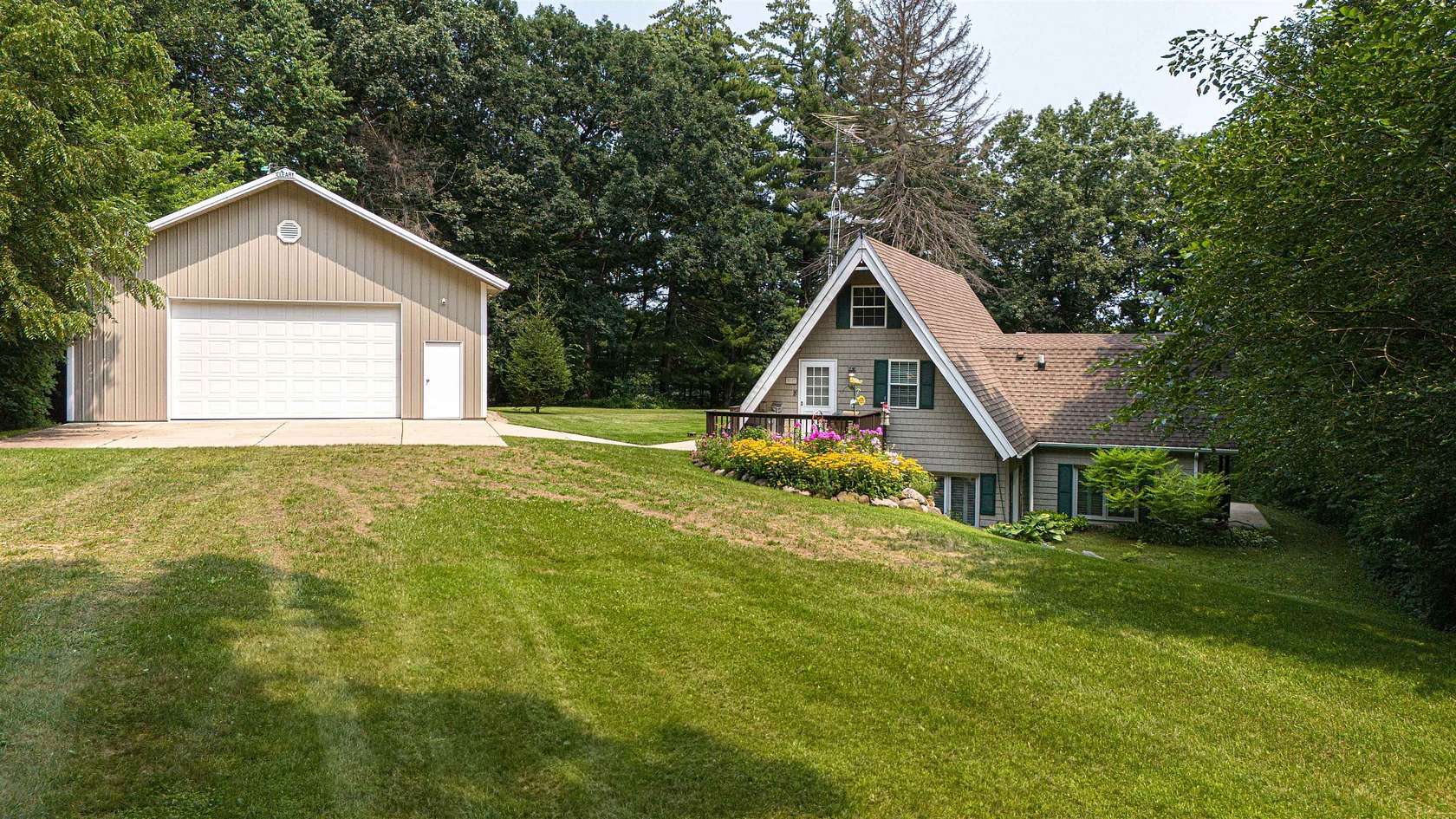 1.85 Acres of Land with Home for Sale in Brodhead, Wisconsin