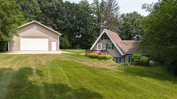 1.85 Acres of Land with Home for Sale in Brodhead, Wisconsin