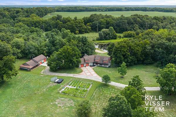 42.4 Acres of Land with Home for Sale in Lowell, Michigan
