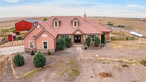 40.2 Acres of Land with Home for Sale in Bennett, Colorado