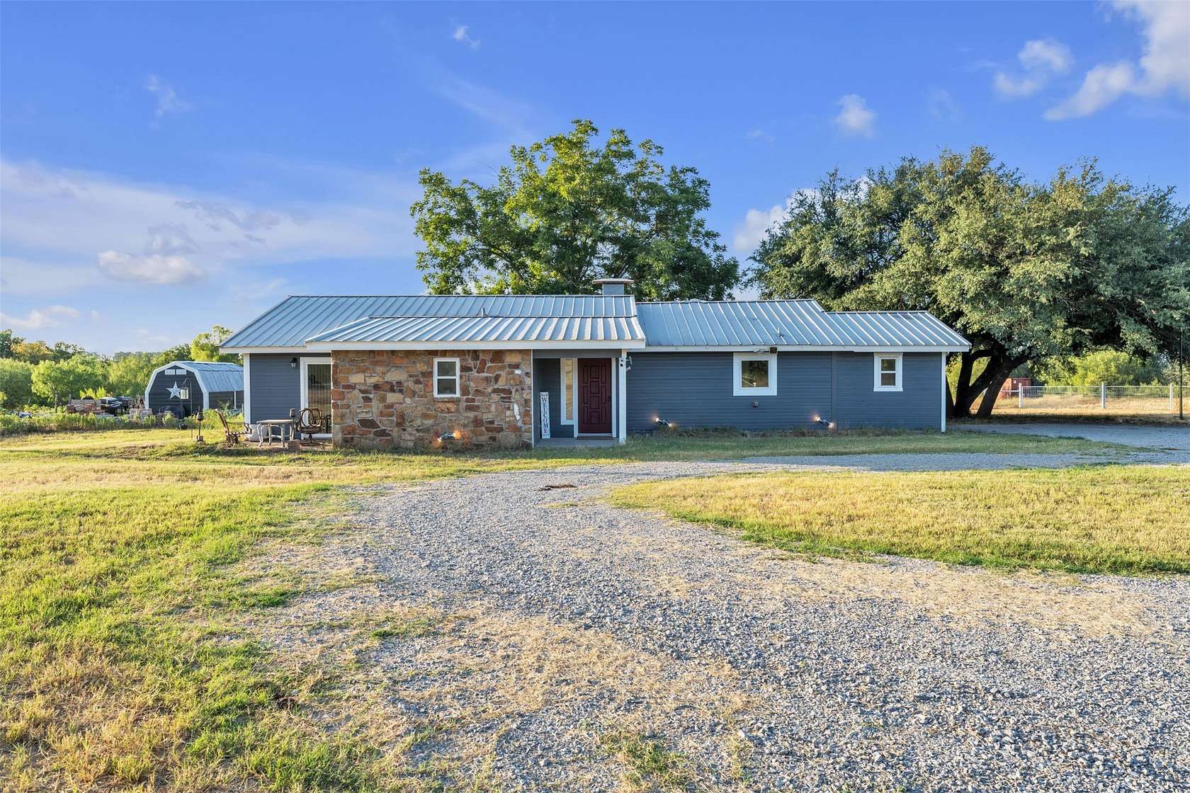 5 Acres of Land with Home for Sale in Mineral Wells, Texas
