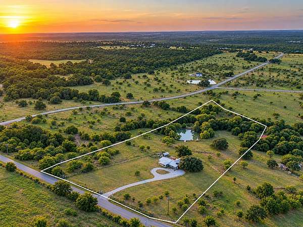 5 Acres of Land with Home for Sale in Mineral Wells, Texas