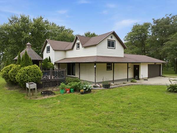 7.24 Acres of Land with Home for Sale in Fredericksburg, Iowa