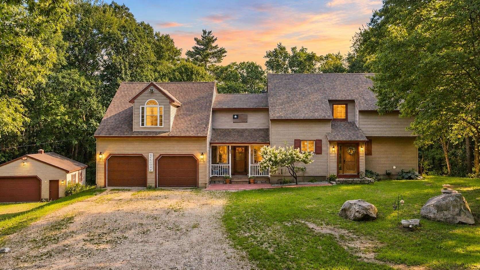2 Acres of Land with Home for Sale in Auburn, New Hampshire
