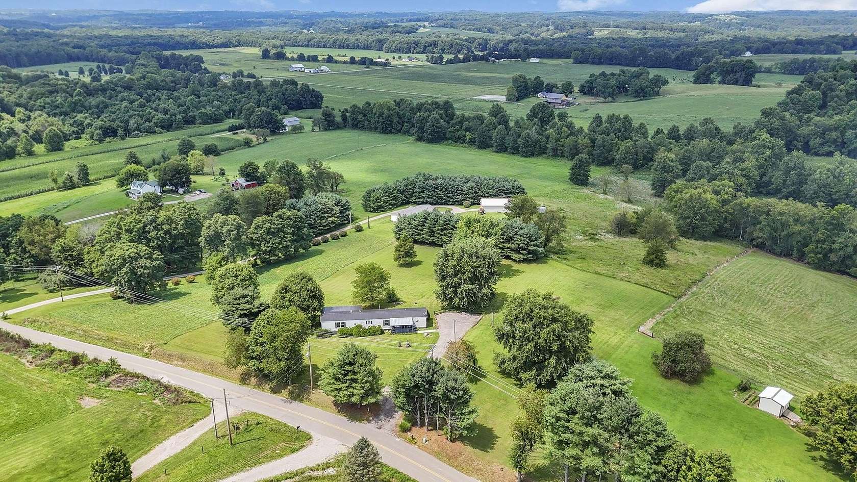 2.15 Acres of Land with Home for Sale in Junction City, Ohio
