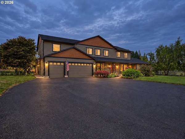 5.13 Acres of Land with Home for Sale in Ridgefield, Washington