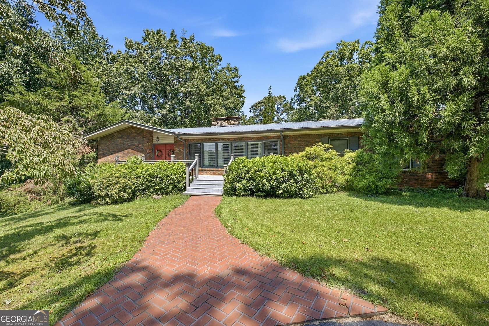 16 Acres of Land with Home for Sale in Cleveland, Georgia
