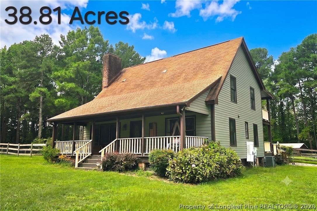 38.8 Acres of Land with Home for Sale in Cameron, North Carolina
