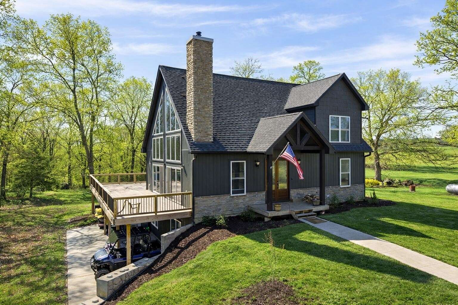 16.3 Acres of Land with Home for Sale in Kingdom City, Missouri
