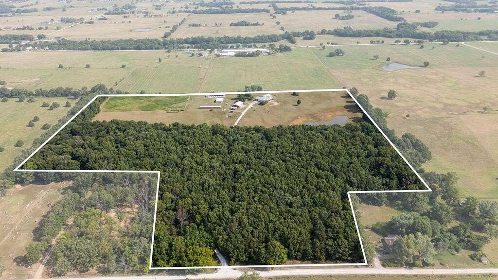 33 Acres of Recreational Land with Home for Sale in Granby, Missouri