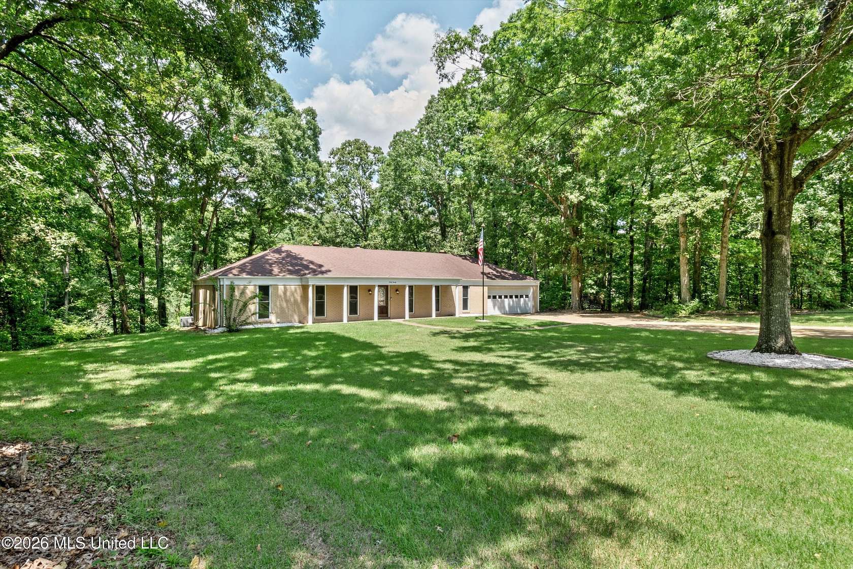 3.5 Acres of Land with Home for Sale in Olive Branch, Mississippi