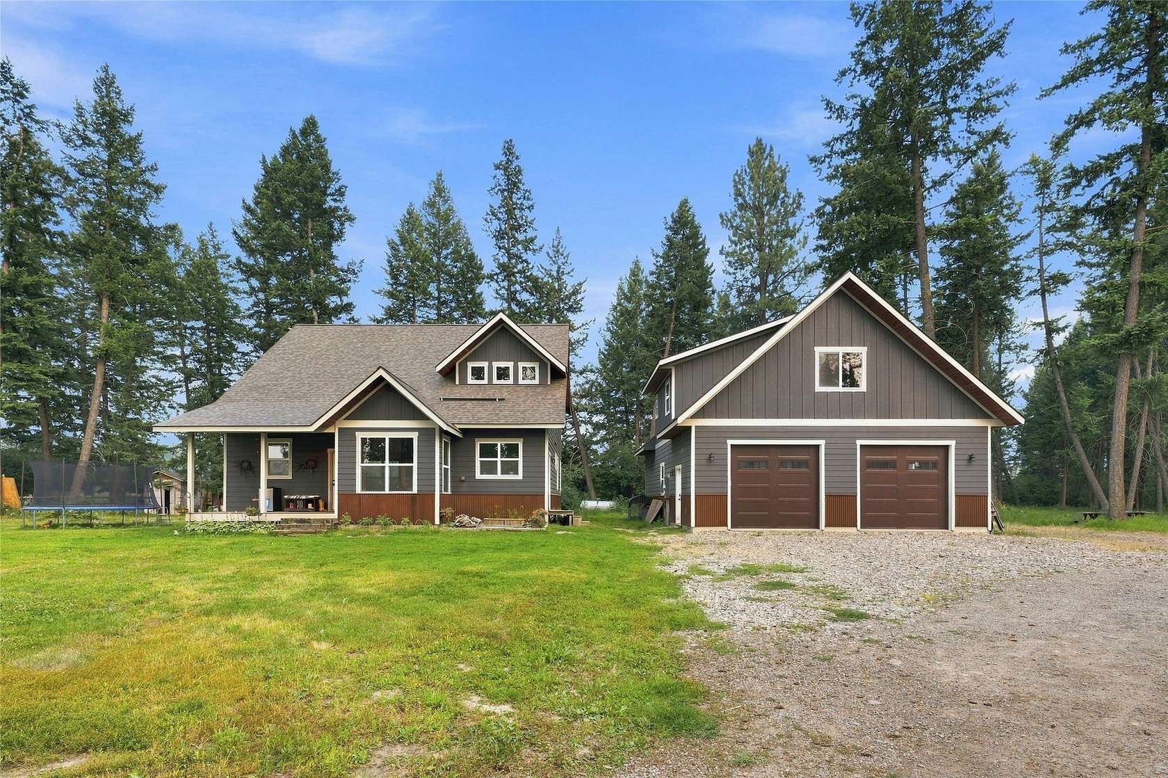 4.32 Acres of Land with Home for Sale in Columbia Falls, Montana