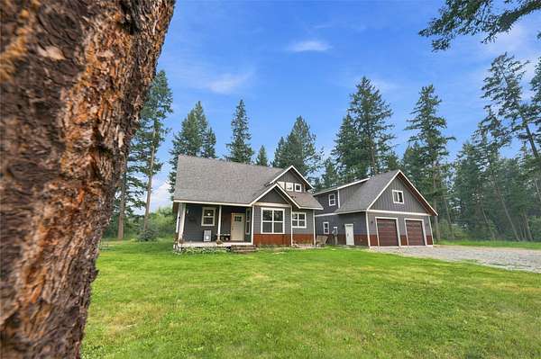 4.32 Acres of Land with Home for Sale in Columbia Falls, Montana