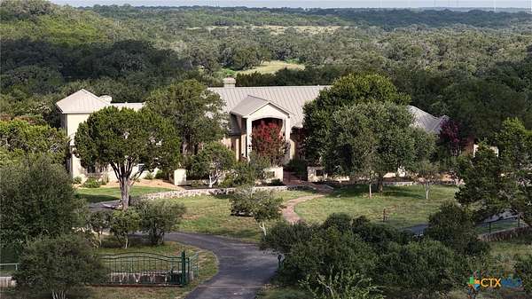 34.3 Acres of Land with Home for Sale in New Braunfels, Texas
