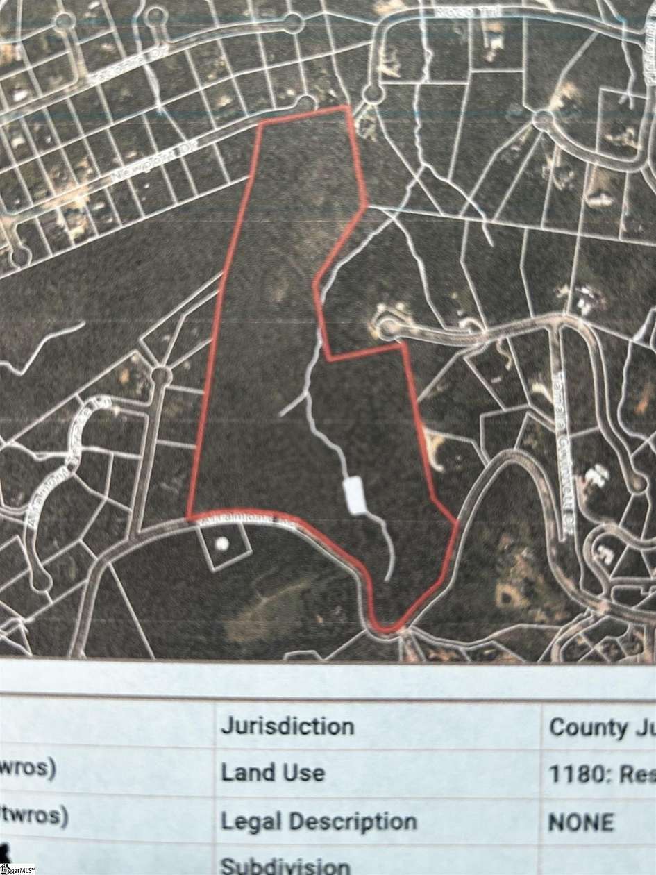 37 Acres of Recreational & Residential Land for Sale in Travelers Rest, South Carolina
