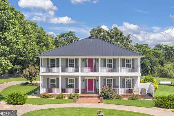 42.2 Acres of Agricultural Land with Home for Sale in Martin, Georgia