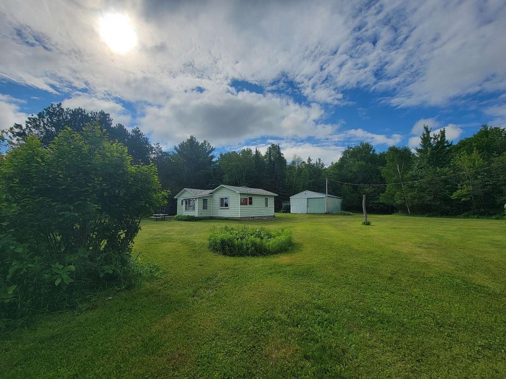 29.7 Acres of Recreational Land with Home for Sale in Lac du Flambeau, Wisconsin