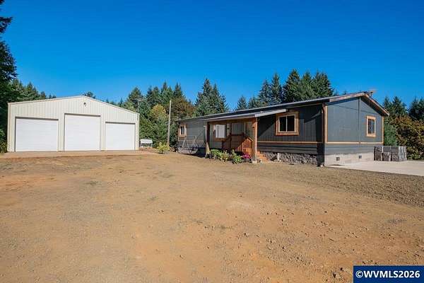 3 Acres of Land with Home for Sale in Falls City, Oregon