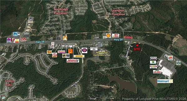 16.4 Acres of Commercial Land for Sale in Cameron, North Carolina