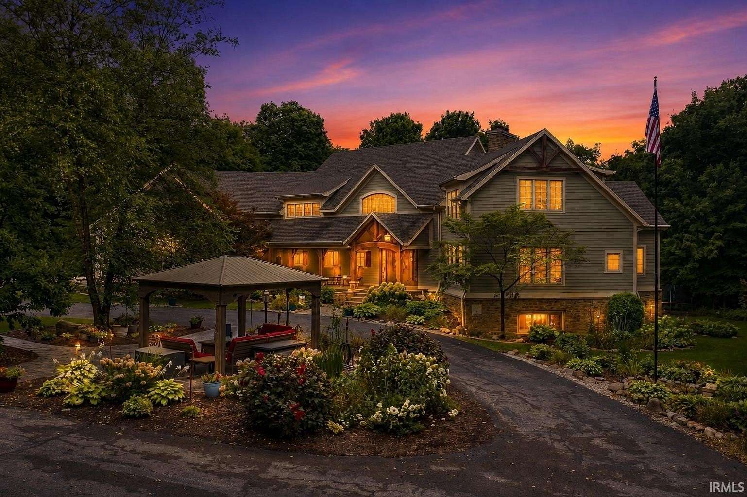 9.16 Acres of Land with Home for Sale in Yorktown, Indiana