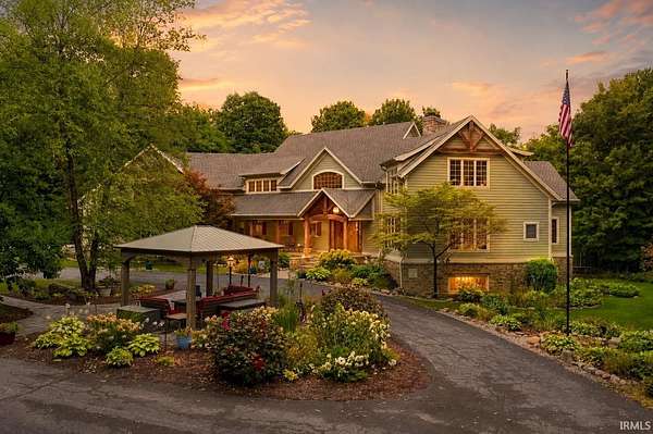 9.16 Acres of Land with Home for Sale in Yorktown, Indiana