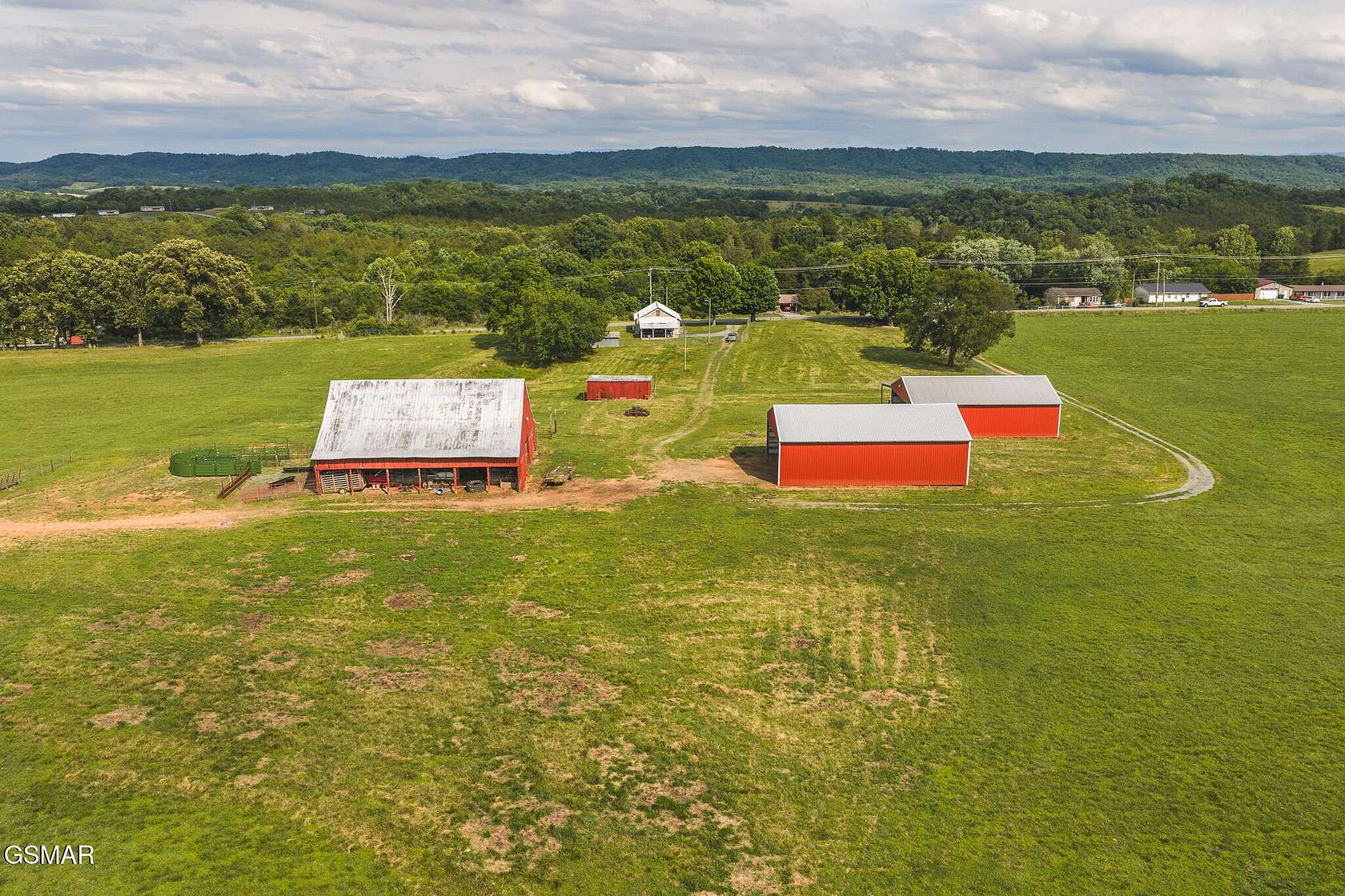 32 Acres of Agricultural Land with Home for Sale in Whitesburg, Tennessee