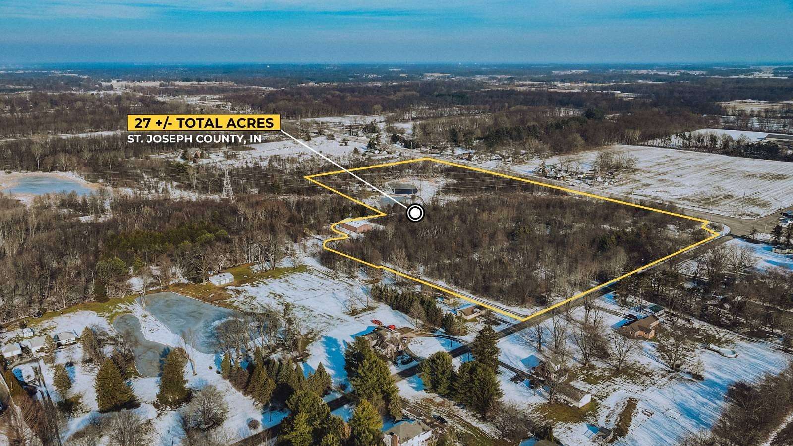 27 Acres of Land with Home for Sale in South Bend, Indiana