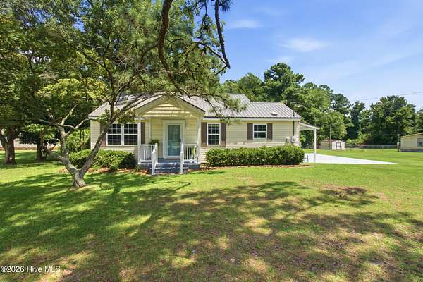 2.46 Acres of Land with Home for Sale in Arapahoe, North Carolina