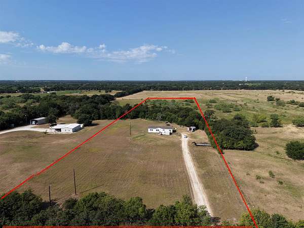 7.43 Acres of Land with Home for Sale in Axtell, Texas
