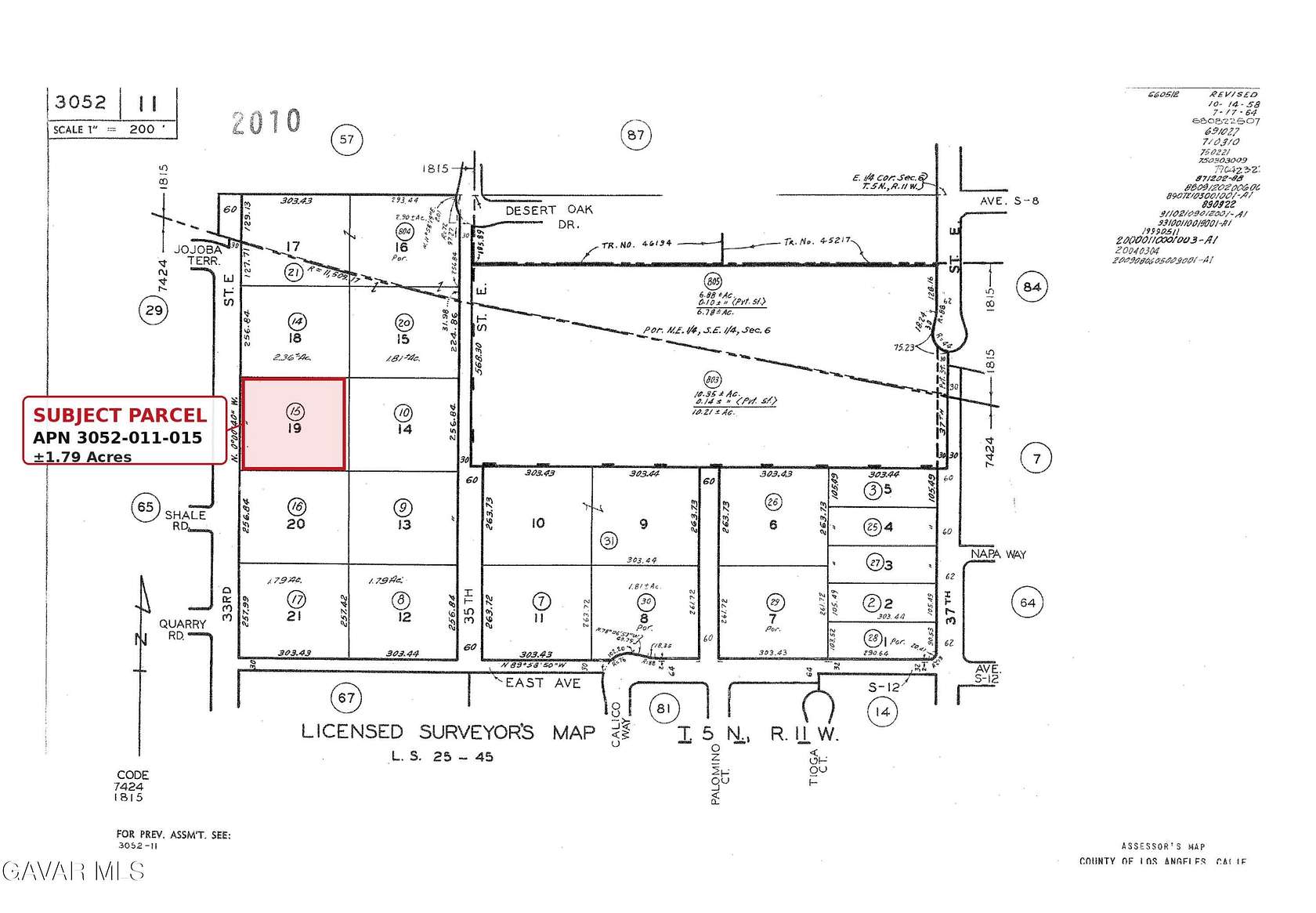 1.79 Acres of Residential Land for Sale in Palmdale, California