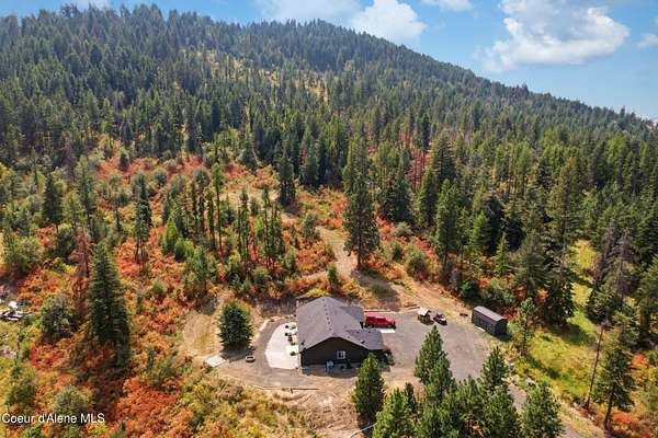 12.5 Acres of Recreational Land with Home for Sale in Worley, Idaho