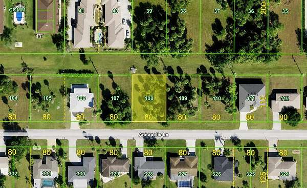 0.2 Acres of Residential Land for Sale in Rotonda West, Florida