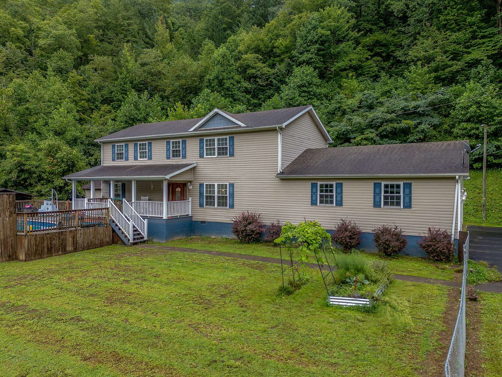 11.8 Acres of Recreational Land with Home for Sale in Lovely, Kentucky