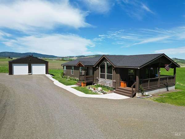 10 Acres of Land with Home for Sale in Cottonwood, Idaho