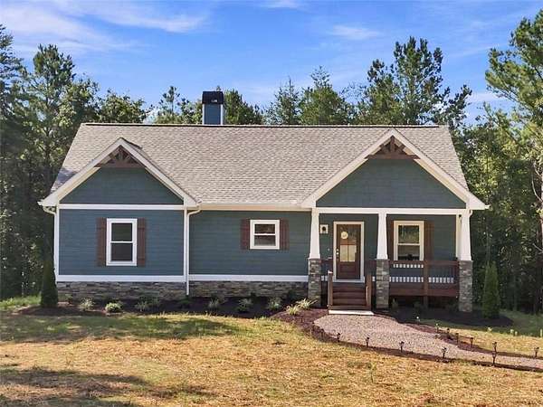 43.7 Acres of Recreational Land with Home for Sale in Talking Rock, Georgia