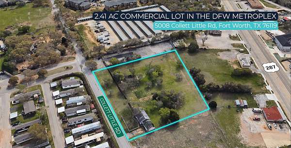 2.42 Acres of Mixed-Use Land for Sale in Fort Worth, Texas