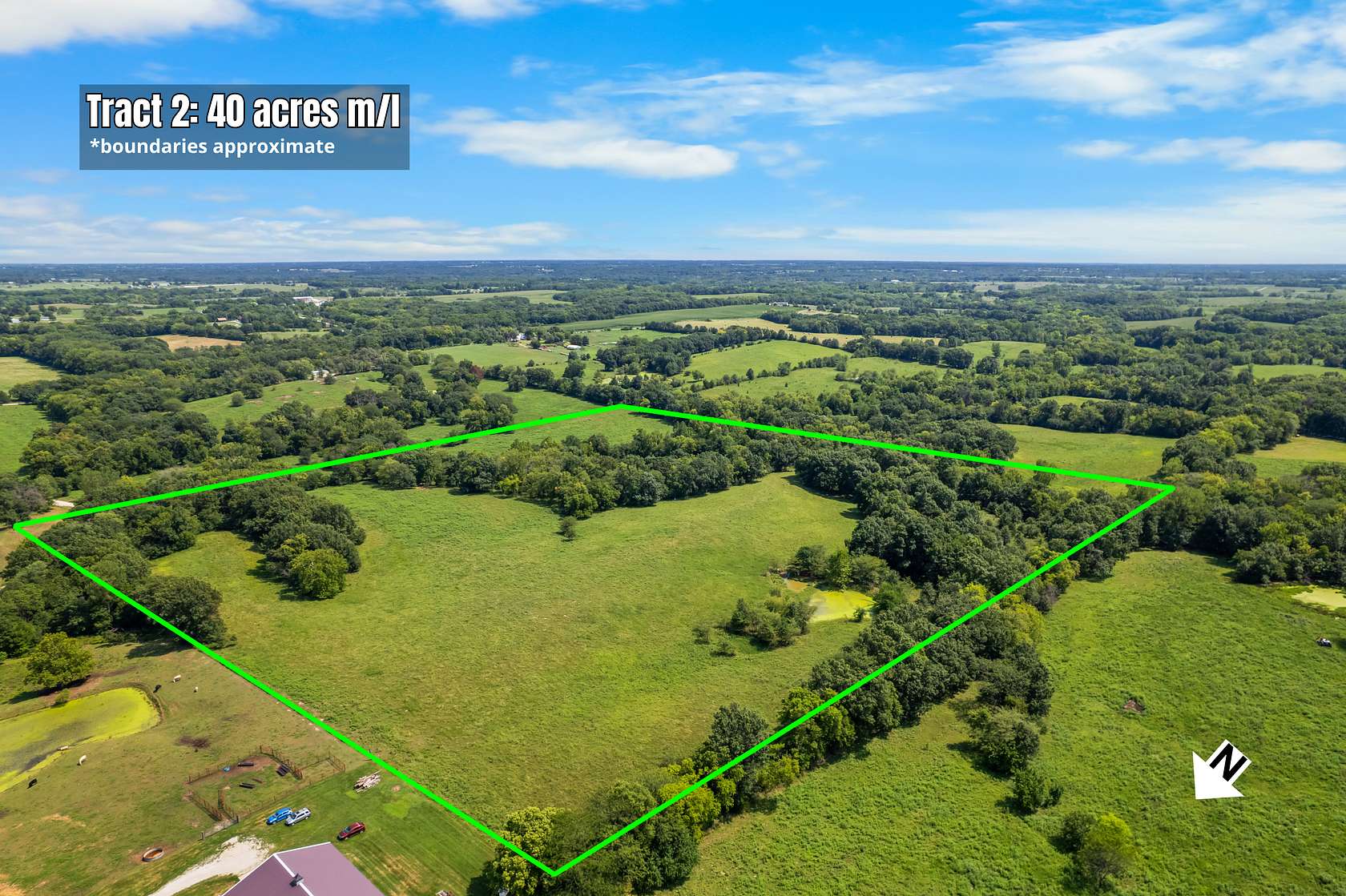40.8 Acres of Land for Auction in Kingston, Missouri