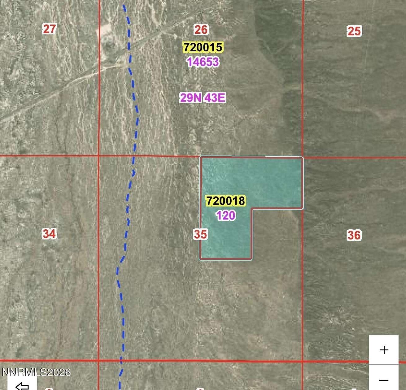 120 Acres of Recreational & Residential Land for Sale in Battle Mountain, Nevada