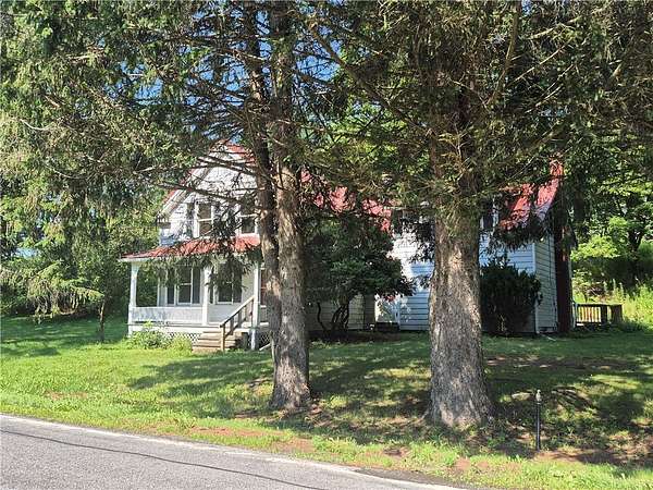 10.1 Acres of Recreational Land with Home for Sale in Morris, New York