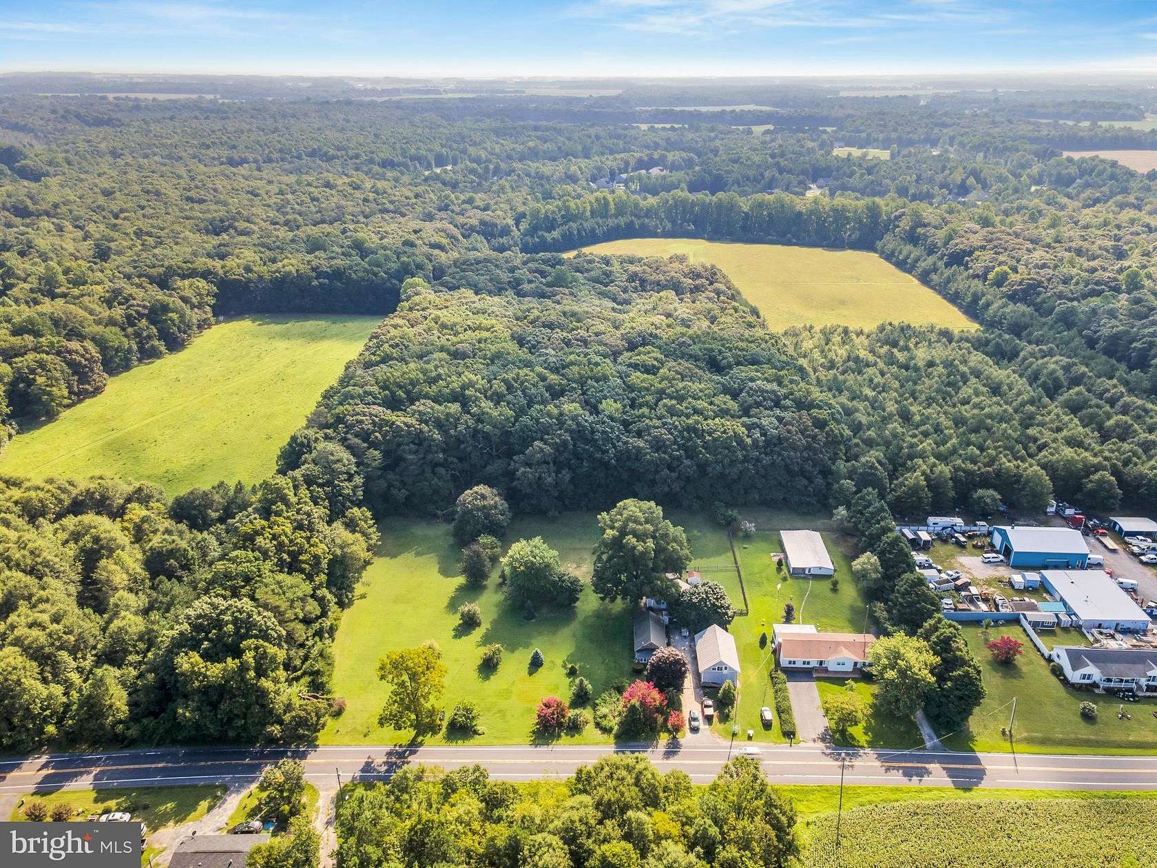 9 Acres of Land with Home for Sale in Lincoln, Delaware