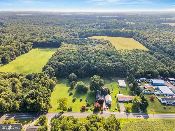 9 Acres of Land with Home for Sale in Lincoln, Delaware